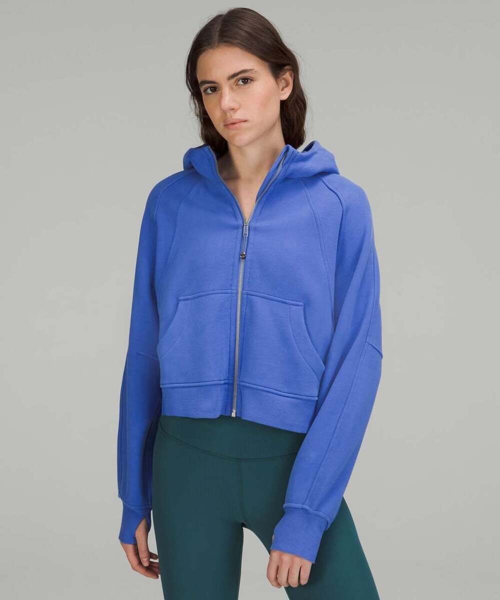 Lululemon Scuba Oversized Full-Zip Hoodie Larkspur XS/S. Pc78